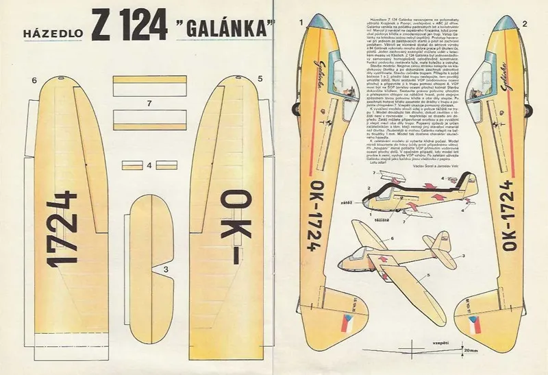 Papierový model Hádzadlo Z 124 Galánka